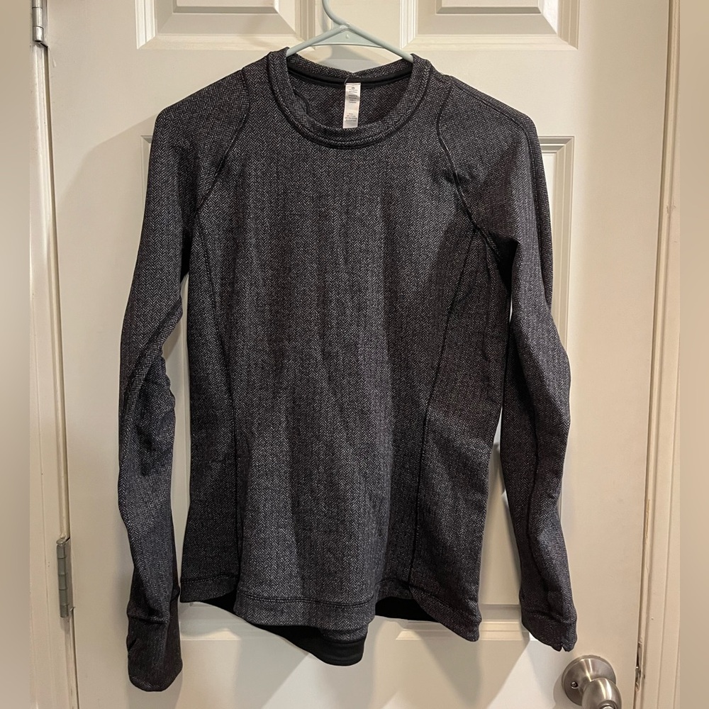 lululemon athletica Dark Gray Long Sleeve Top